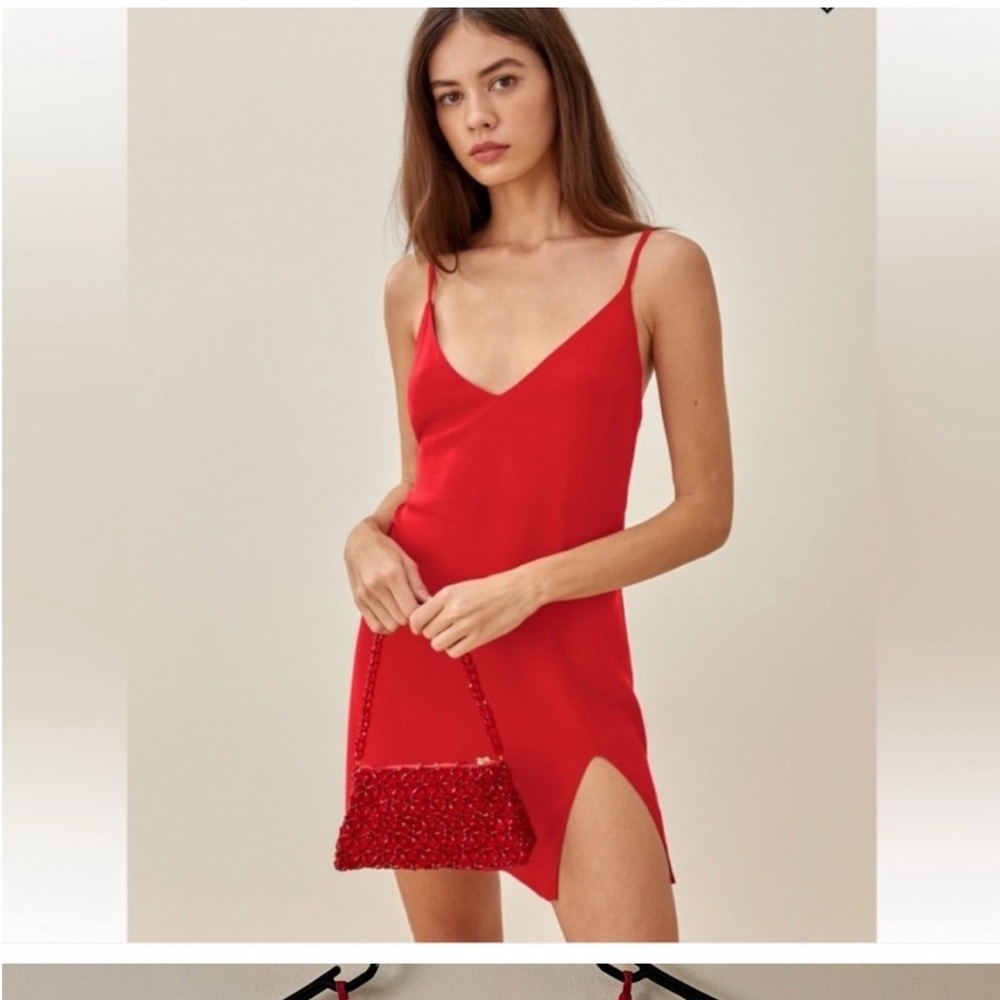 Reformation Red Mini Dress